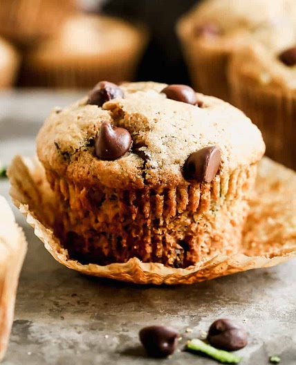 Chocolate Chip Zucchini Muffins
