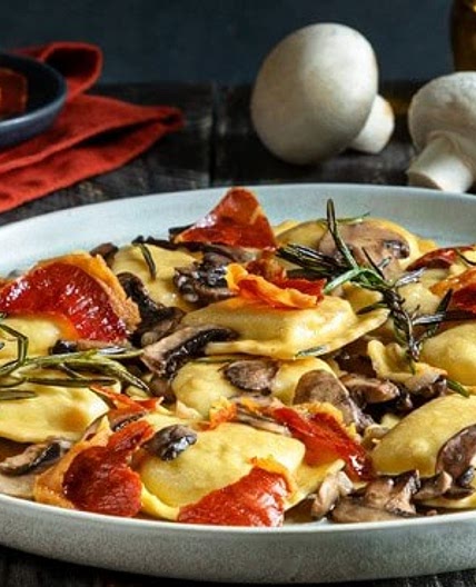 Raviolis salteados com cogumelos | Receitas | Pingo Doce