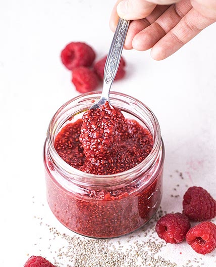 How to Make Raspberry Chia Jam? Keto & Low Carb