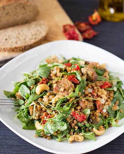 Arugula Lentil Salad From Heaven