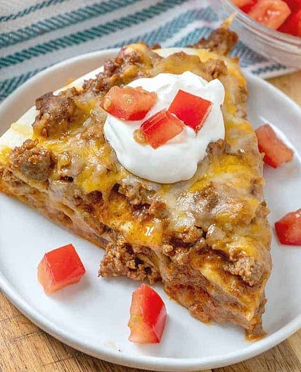 Easy Layered Taco Bake