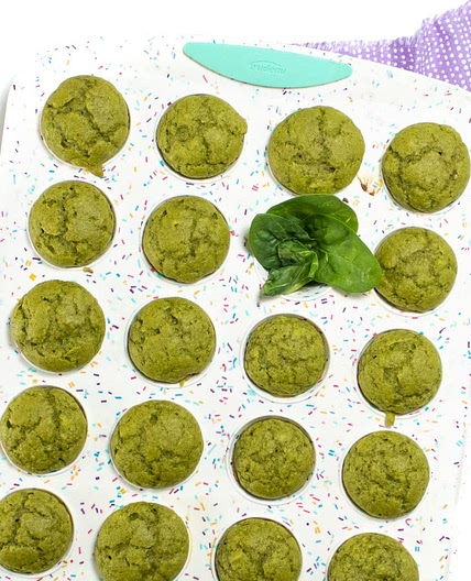 20 Minute Spinach Muffins for Kids & Toddlers | Baby Foode