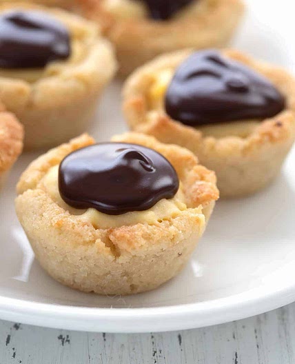 Keto Boston Cream Pie Bites