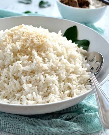 Restaurant Style Coconut Rice (Coconut Milk)