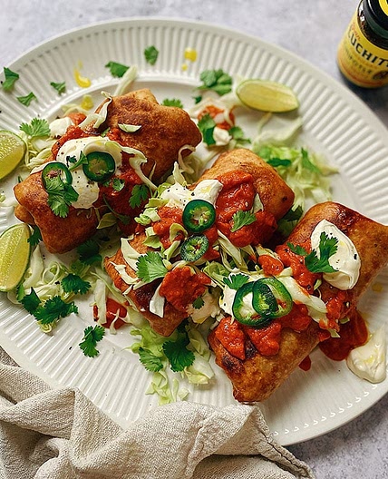 Pulled Pork Chimichanga
