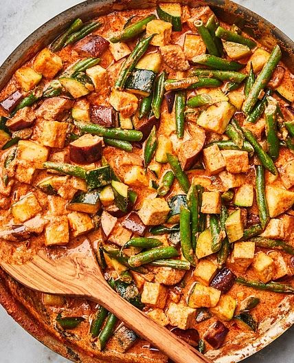 Tofu and Summer Vegetable Curry
