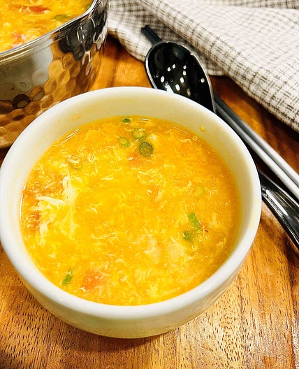 Tomato Egg Drop Soup