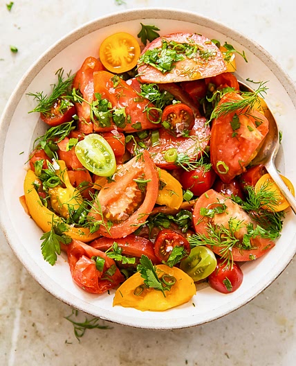 Summer Tomato Salad with Herbs