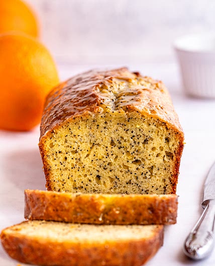 Orange Poppy Seed Drizzle Cake