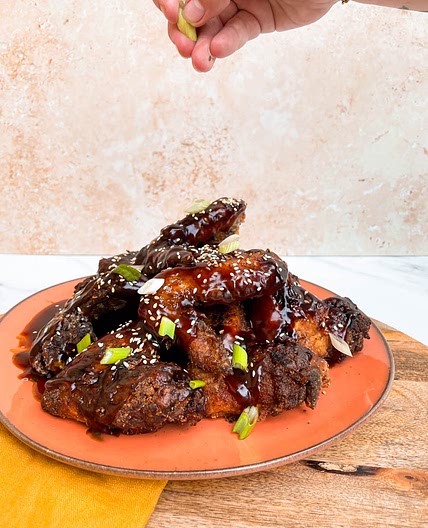 Crispy Fried Soy Garlic Chicken Wings Recipe