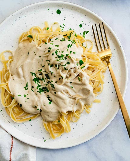 Vegan Fettuccine Alfredo