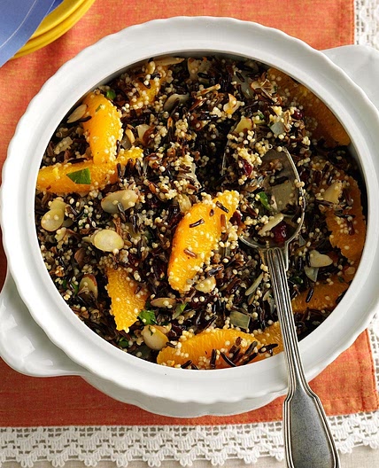 Wild Rice, Quinoa & Cranberry Salad