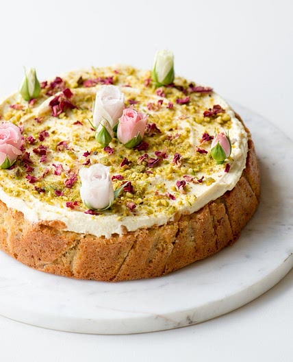 Baklava Cake with Honey Mascarpone Icing