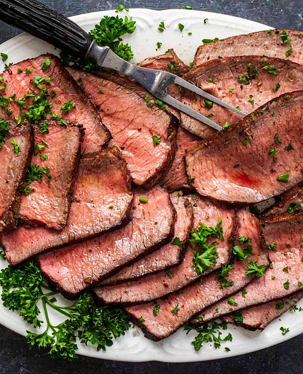 Pan-Fried London Broil Steak