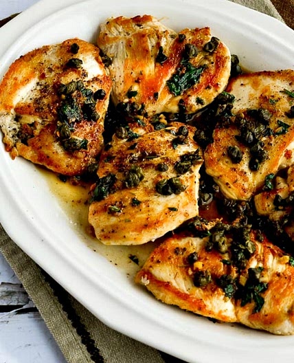Chicken Piccata with Fried Capers