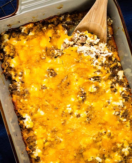 Easy Cheeseburger Casserole