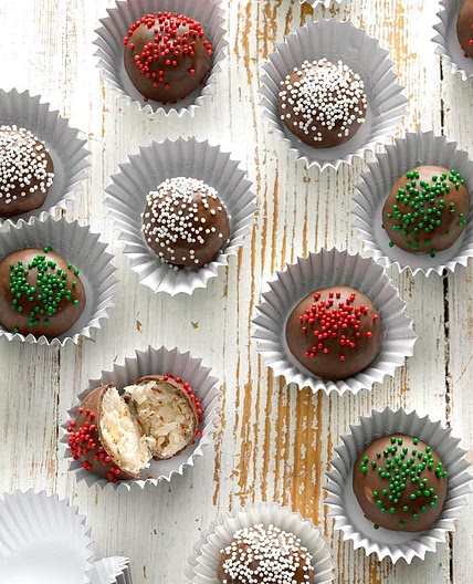 Chocolate-Covered Coconut Candy