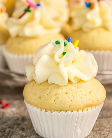 Your Favorite Classic Vanilla Cupcake