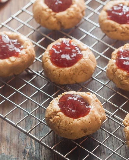 No Bake Thumbprint Cookies