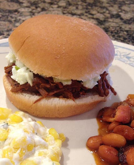 Mom's Shredded Elk Sandwiches