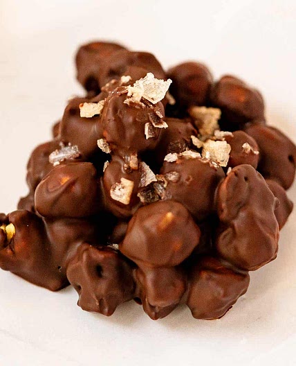 Dark Chocolate Covered Chickpeas