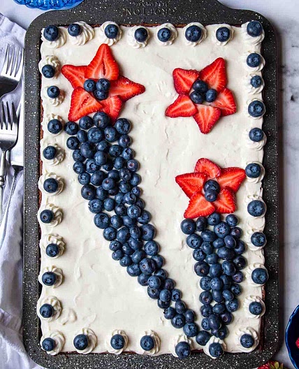 Easy 4th of July Brownies