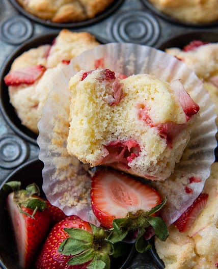 Gluten-Free Strawberry Muffins (Light & Fluffy)