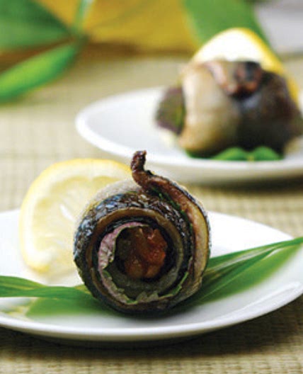 꽁치깻잎말이구이