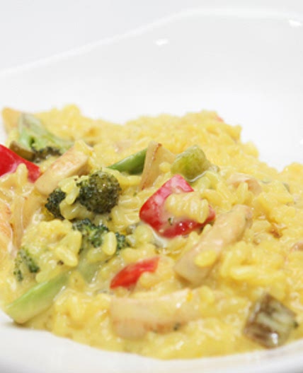 닭가슴살 샤프란 리조또