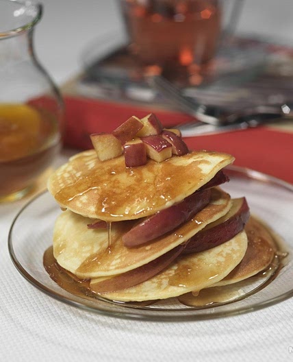 사과시럽 핫케이크 만드는 법