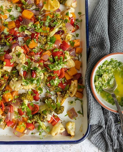 Legumes assados no forno (receita base)