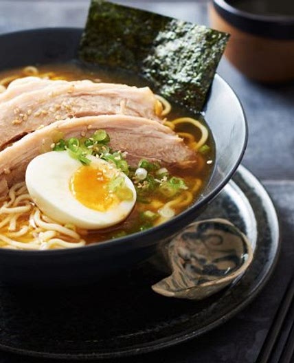 Slow-cooker pork belly ramen