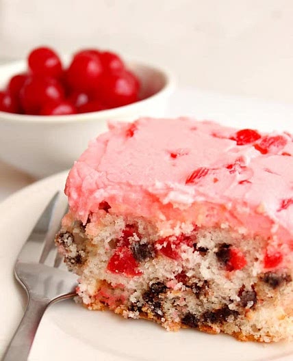 Cherry Chocolate Chip Cake Recipe