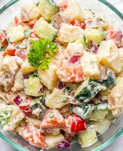 Healthy Vegan Potato Salad