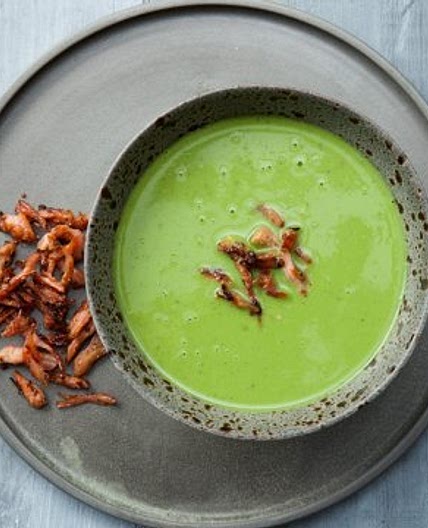 Pea, Mint and Ham Soup