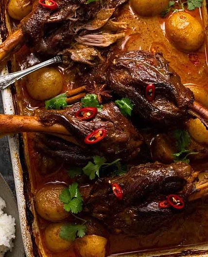 Lamb Shanks Massaman Curry