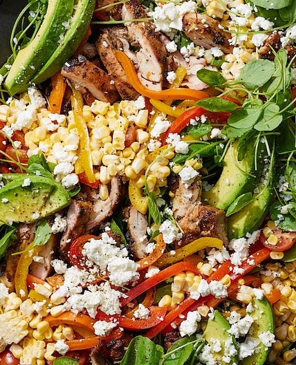 Chicken Fajita Cobb Salad