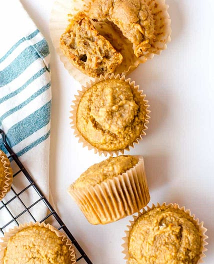 Healthy Carrot Pumpkin Muffins