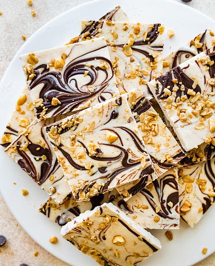 Frozen Cottage Cheese Bark