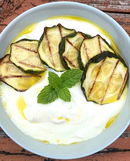 Zucchini Yogurt Chilled Soup