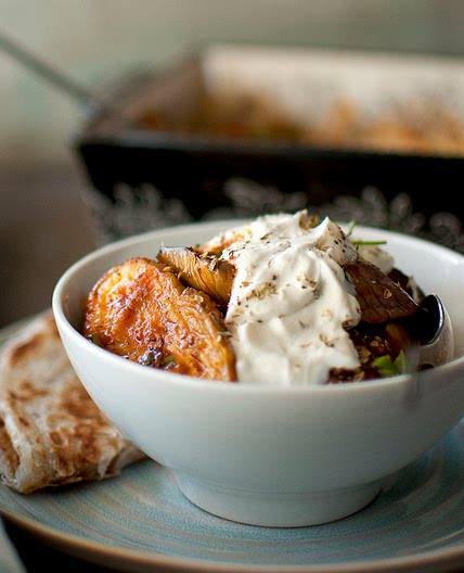 Borani Banjan (Afghan Layered Eggplant Dish)