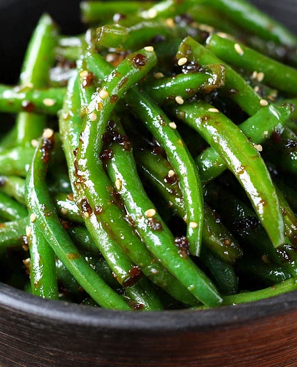 Sticky Green Beans