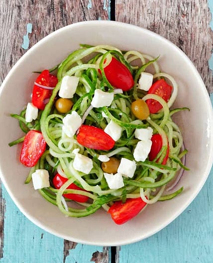 Greek Cucumber Noodles