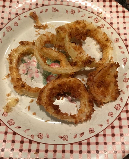 Onion rings in the air fryer