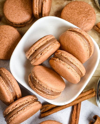 Cinnamon Chai Macarons