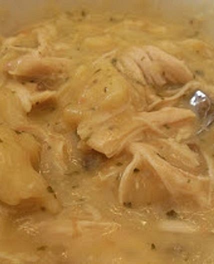 Crockpot Chicken and Biscuits