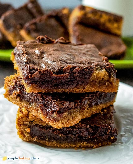 Simple Chocolate Peanut Butter Brownies Recipe