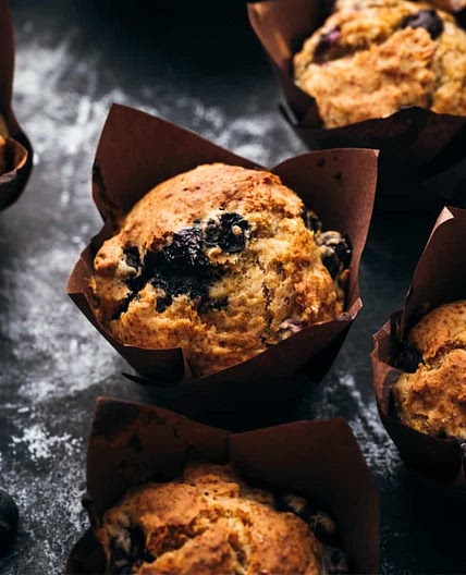 Vegan Blueberry Muffins