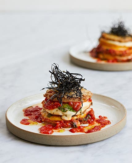 Claudio's aubergine parmigiana