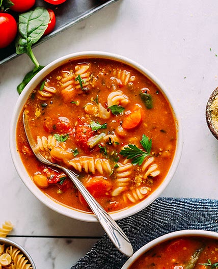 1-Pot Vegan Minestrone (Gluten-Free)